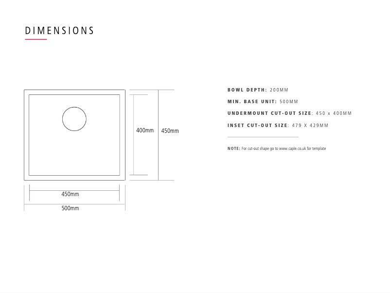Page 1 de la notice Manuel utilisateur Caple Zero 45