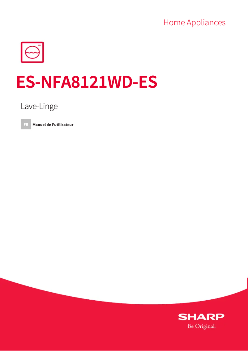 Image de la première page du manuel de l'appareil ES-NFA8121WD-ES