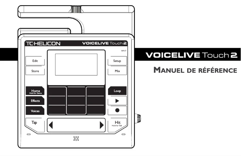 Page n°1 - Manuel utilisateur TC Helicon Voicelive Touch 2