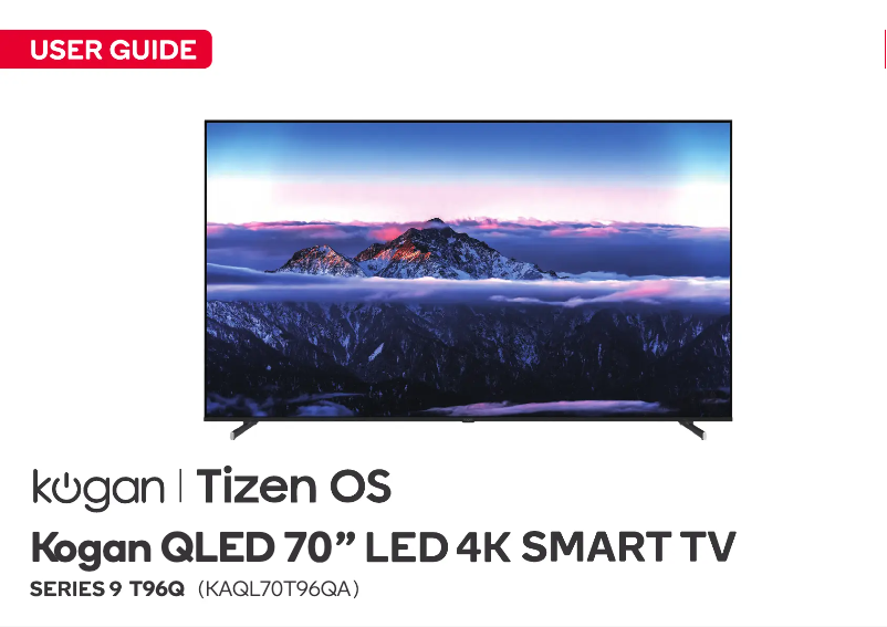 Page 1 de la notice Manuel utilisateur Kogan KAQL70T96QA