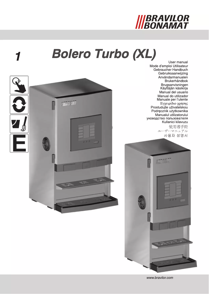 Page n°1 - Manuel utilisateur Bravilor Bolero Turbo 403
