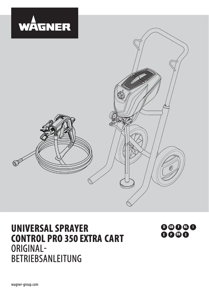 Image de la première page du manuel de l'appareil Control Pro 350 Extra