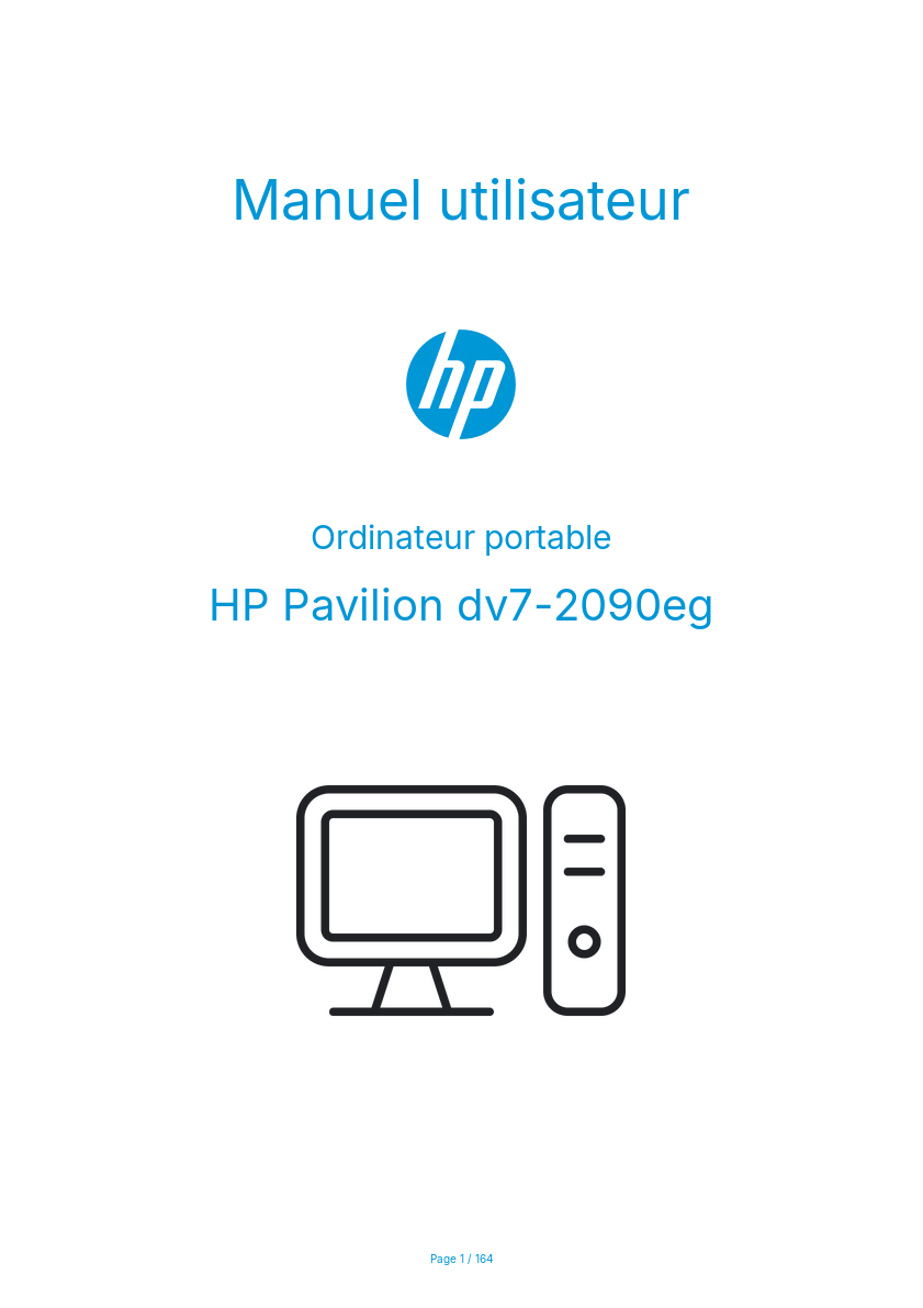 Page n°1 - Manuel utilisateur HP Pavilion dv7-2090eg