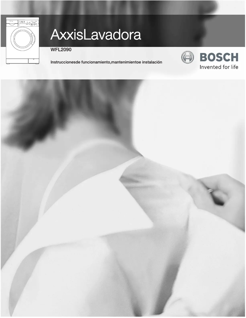 Page n°1 - Manuel utilisateur Bosch WFL2090UC Axxis