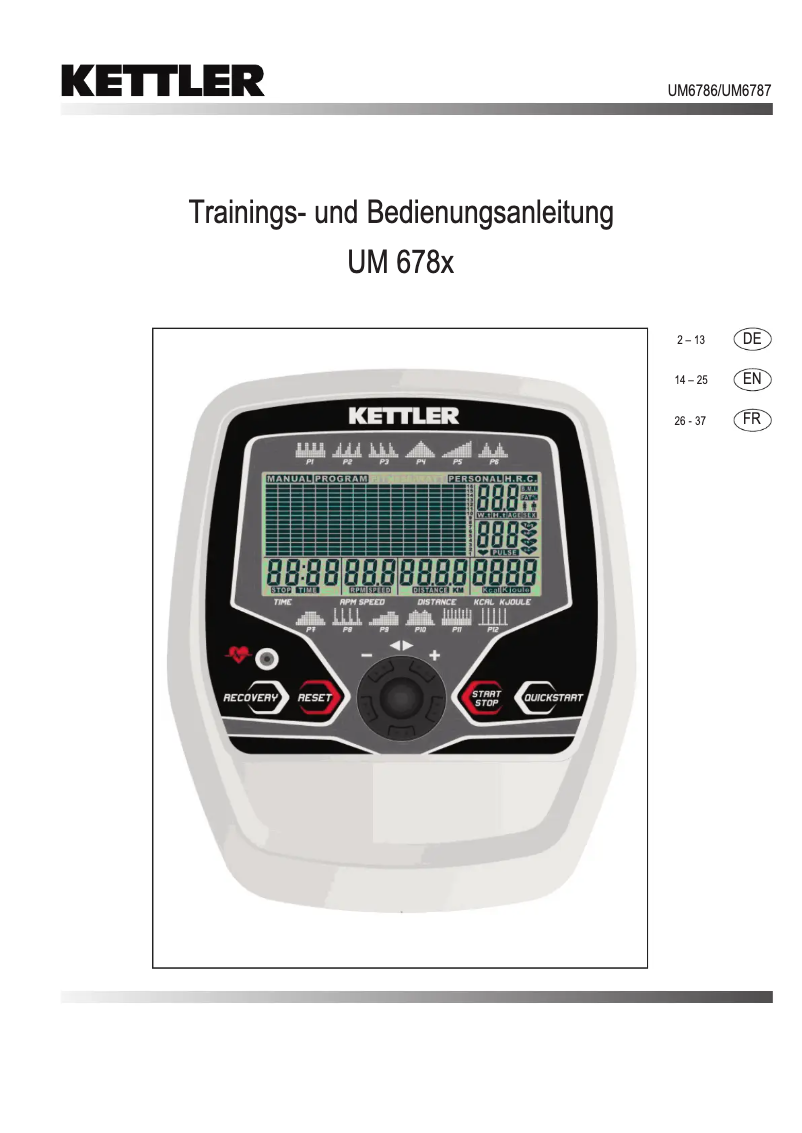 Imagen de la primera página del manual del dispositivo Elipso P