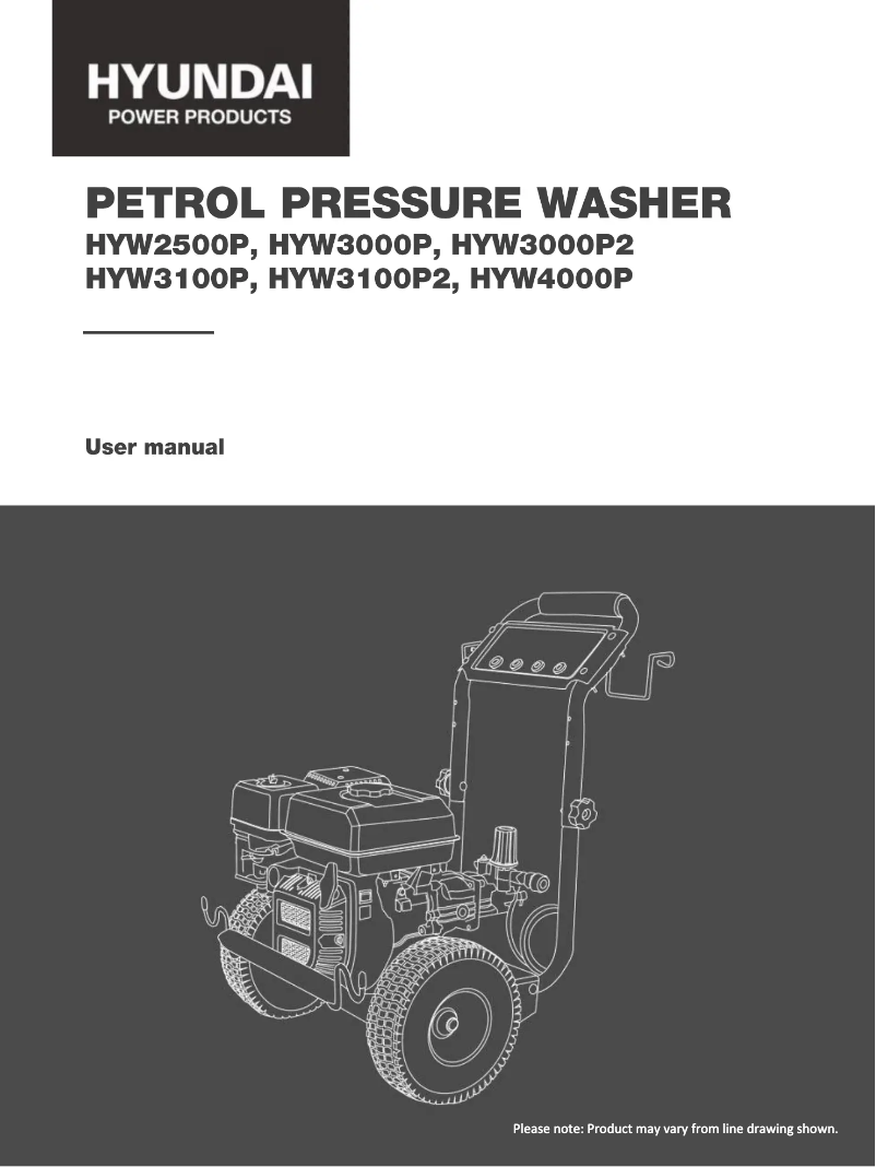 Page n°1 - Manuel utilisateur Hyundai HYW3000P2