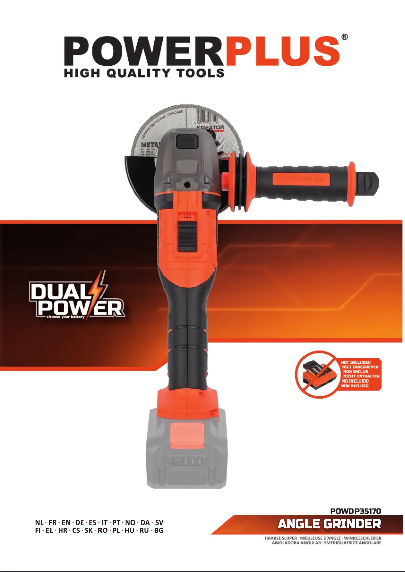 Page n°1 - Manuel utilisateur PowerPlus POWDP35170