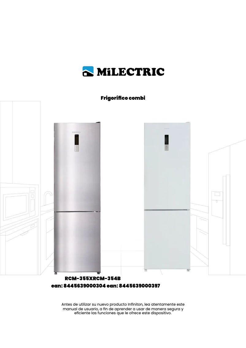 Image de la première page du manuel de l'appareil RCM-354B