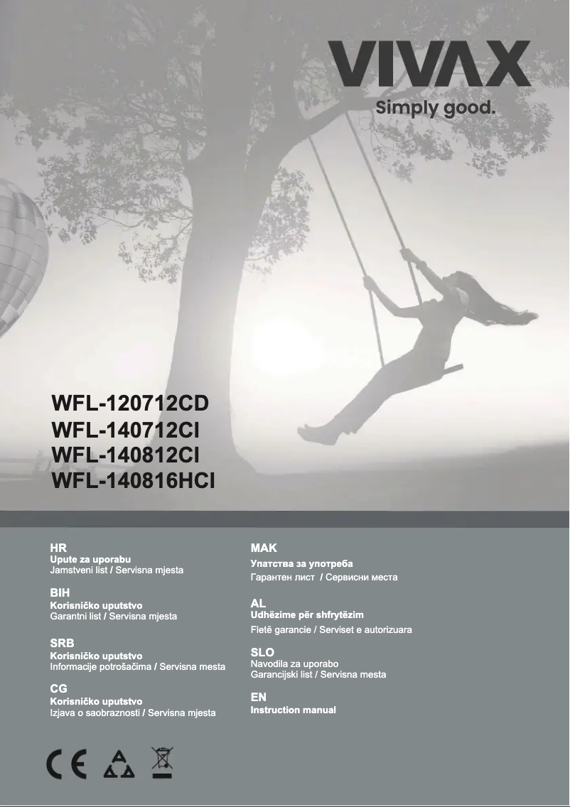 First page image of the manual for WFL-140712CI