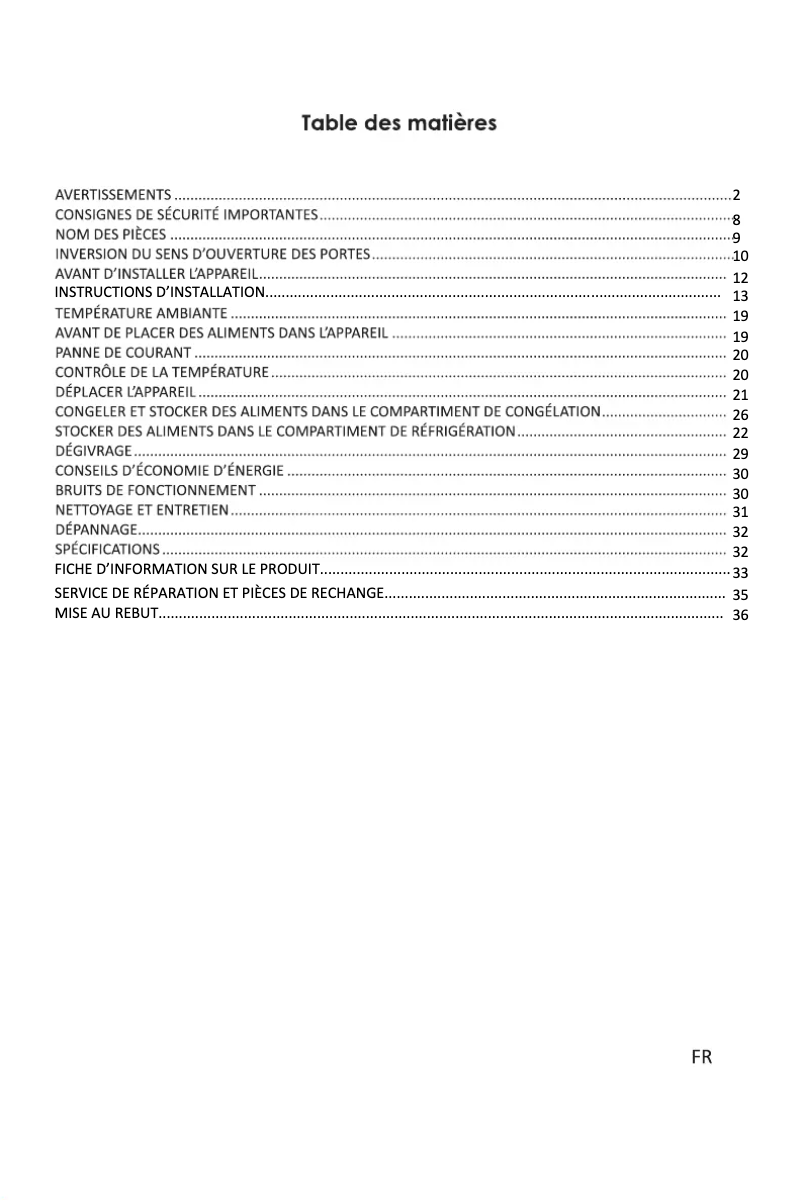 Page 1 de la notice Manuel utilisateur Proline PLI 135-F-2F-LED