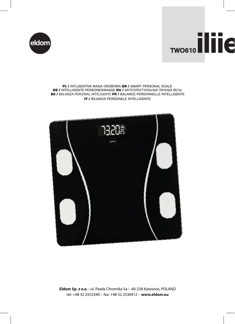 Image de la première page du manuel de l'appareil ILIIE TWO610