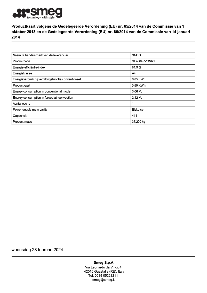 Image de la première page du manuel de l'appareil SF4604PVCNR1