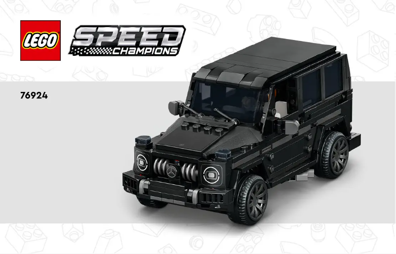 Image de la première page du manuel de l'appareil Speed Champions 76924