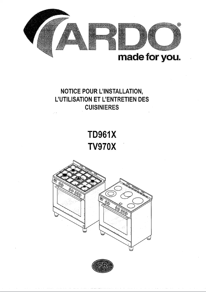 Página 1 del manual Manual de usuario Ardo TV970X