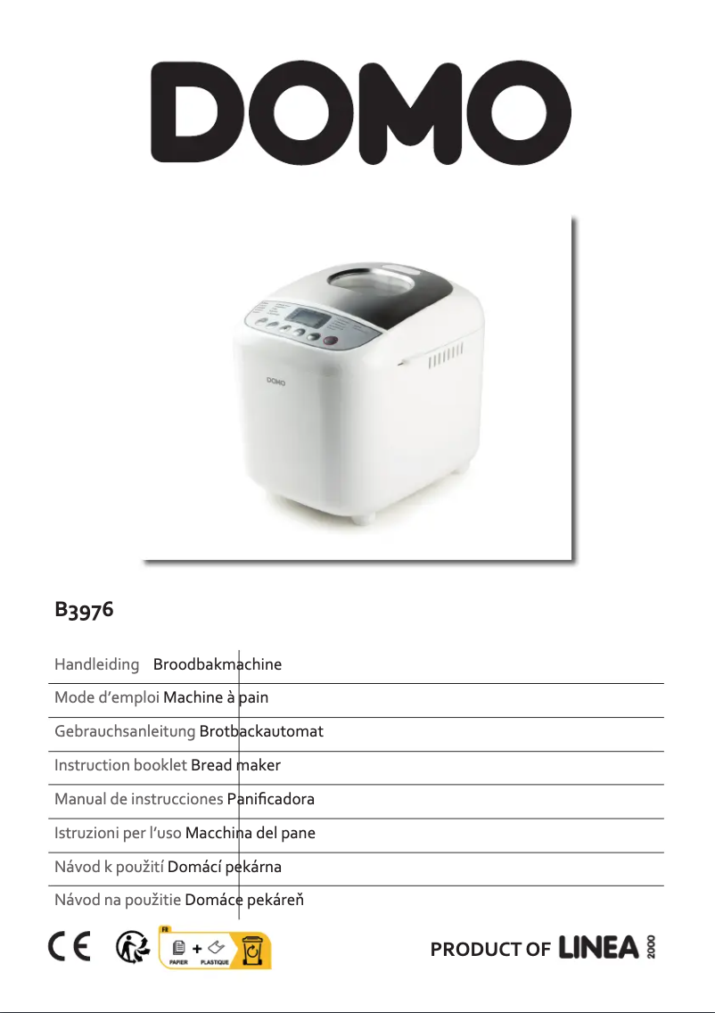 Image de la première page du manuel de l'appareil B3976