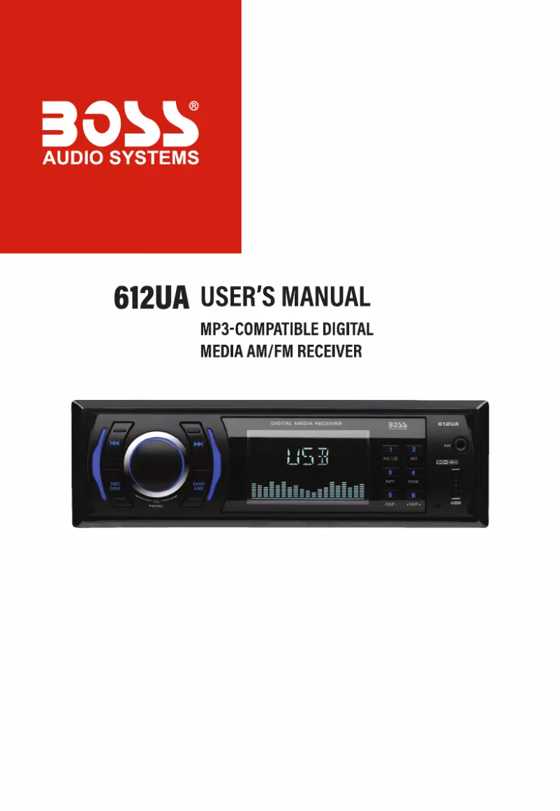 Page 1 de la notice Manuel utilisateur Boss 612UA