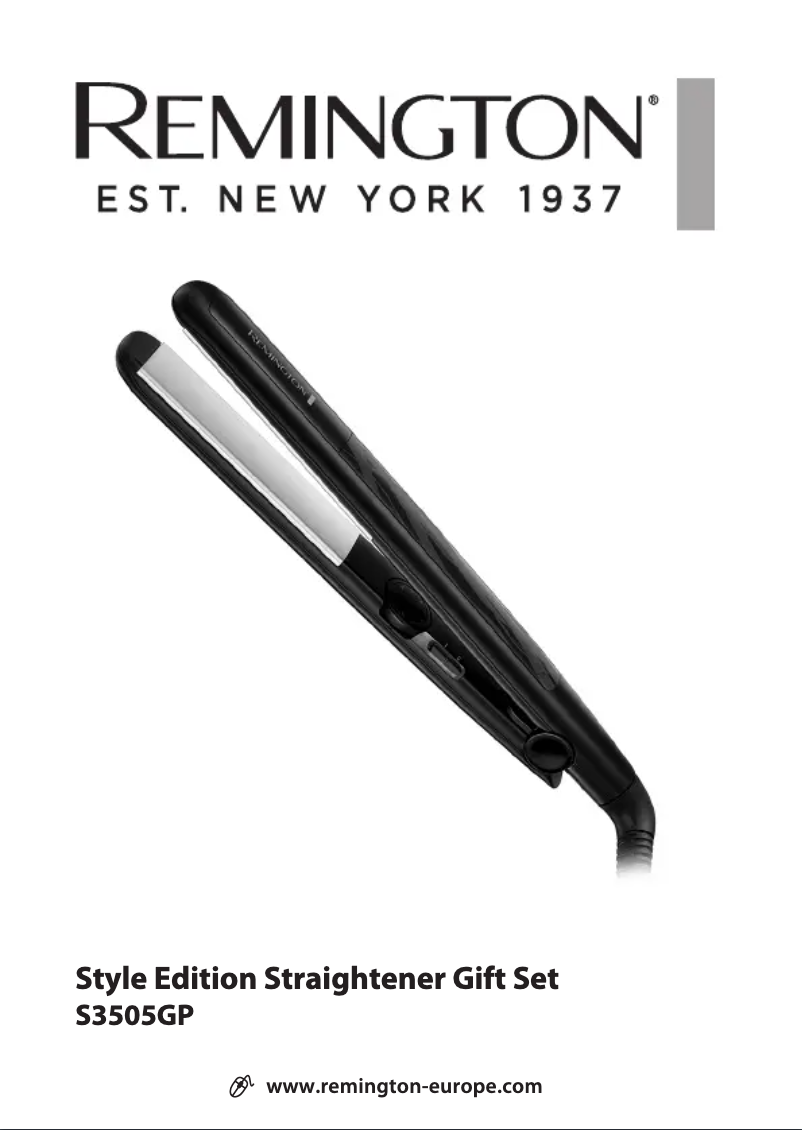 Page 1 de la notice Manuel utilisateur Remington S3505GP