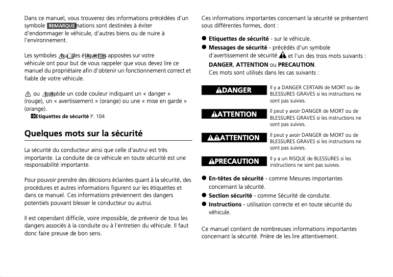 Page 1 de la notice Manuel utilisateur Honda e:Ny1 (2023)