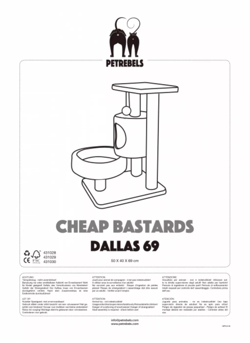 Page n°1 - Manuel utilisateur Petrebels Dallas 69