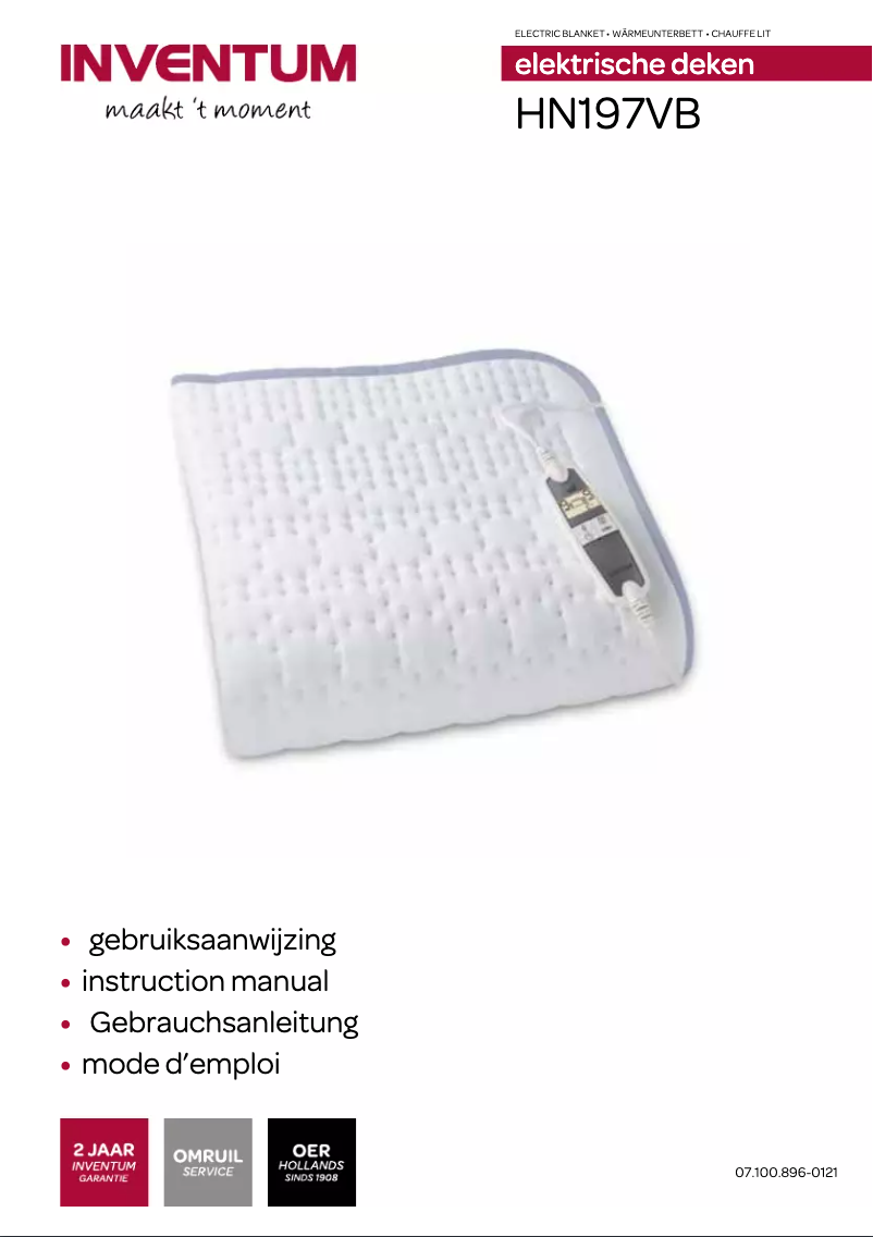 Image de la première page du manuel de l'appareil HN197VB