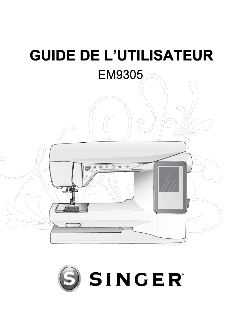 Page 1 de la notice Manuel utilisateur Singer EM9305