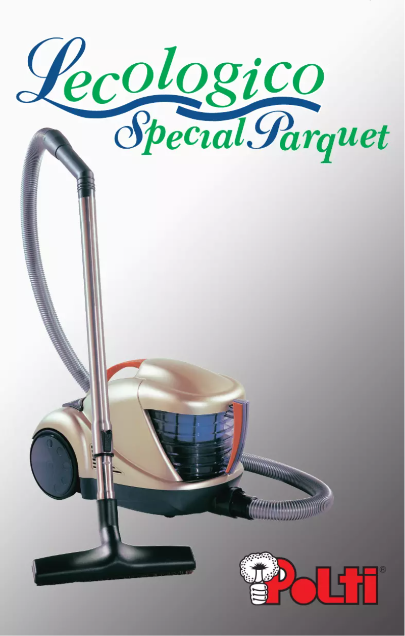 Page n°1 - Manuel utilisateur Polti Lecologico special parquet