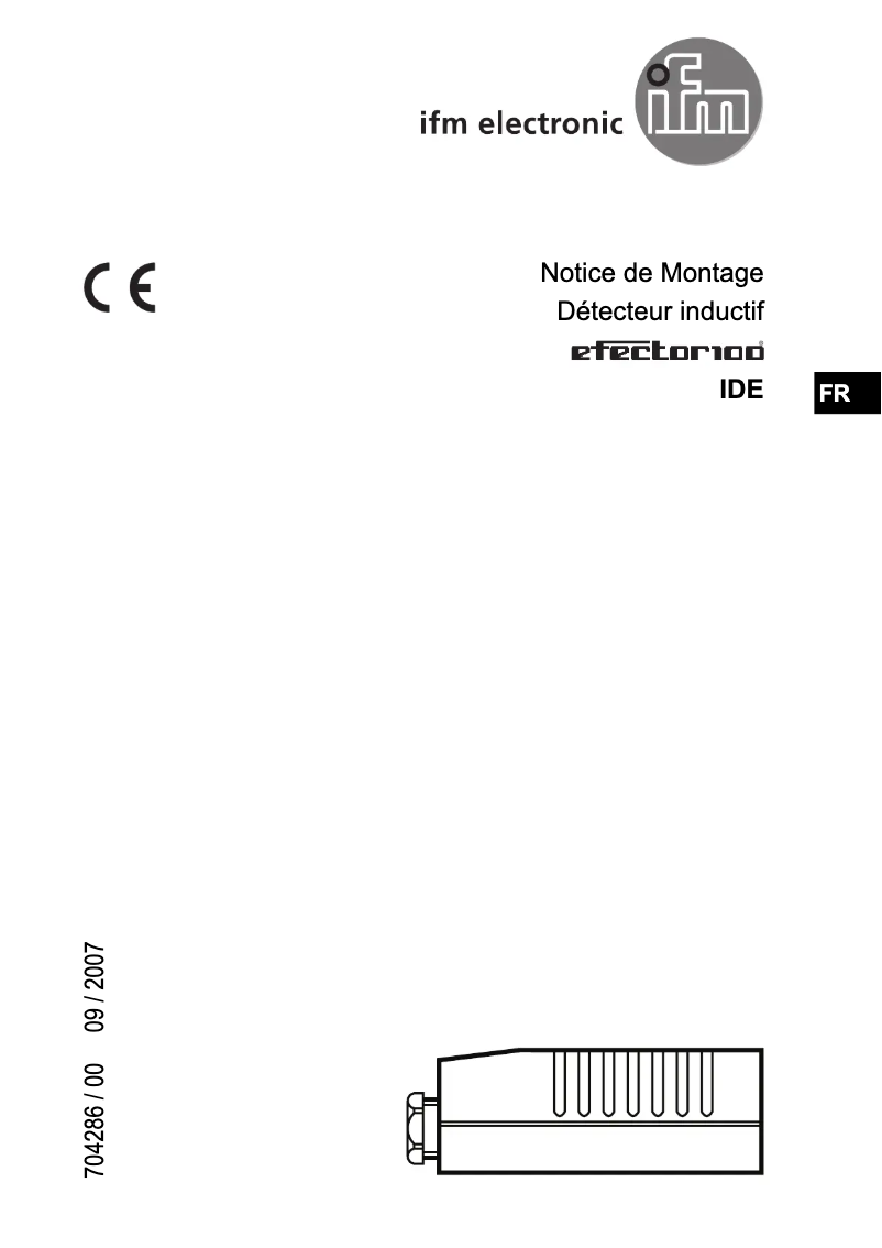 Page n°1 - Manuel utilisateur IFM ID5073