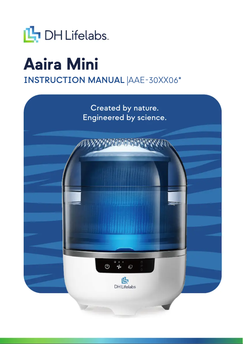 Imagen de la primera página del manual del dispositivo Aaira Mini AAE-30WB06