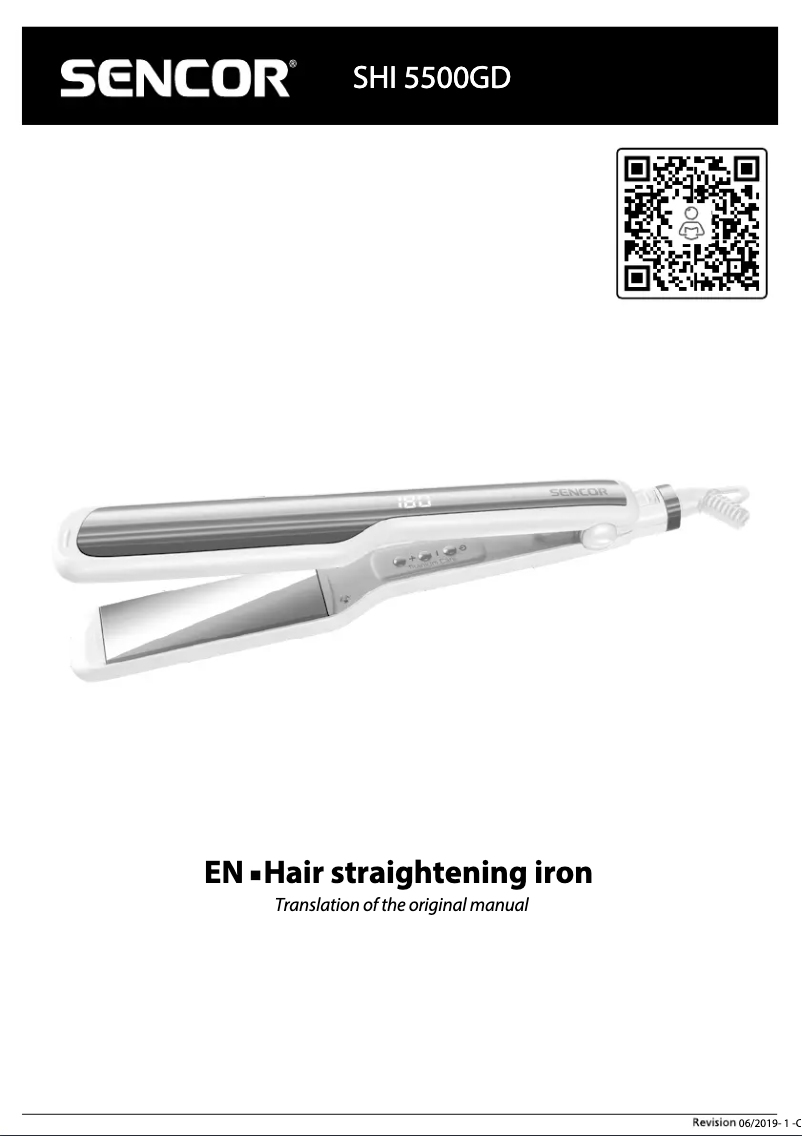 Page n°1 - Manuel utilisateur Sencor SHI 5500GD