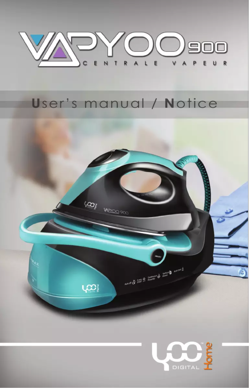 Page n°1 - Manuel utilisateur YooDigital VapYoo 900