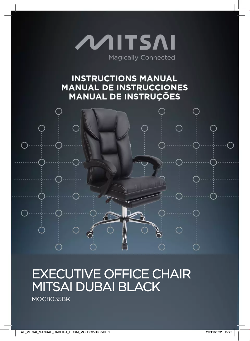 Page n°1 - Manuel utilisateur Mitsai Dubai MOC8035BK