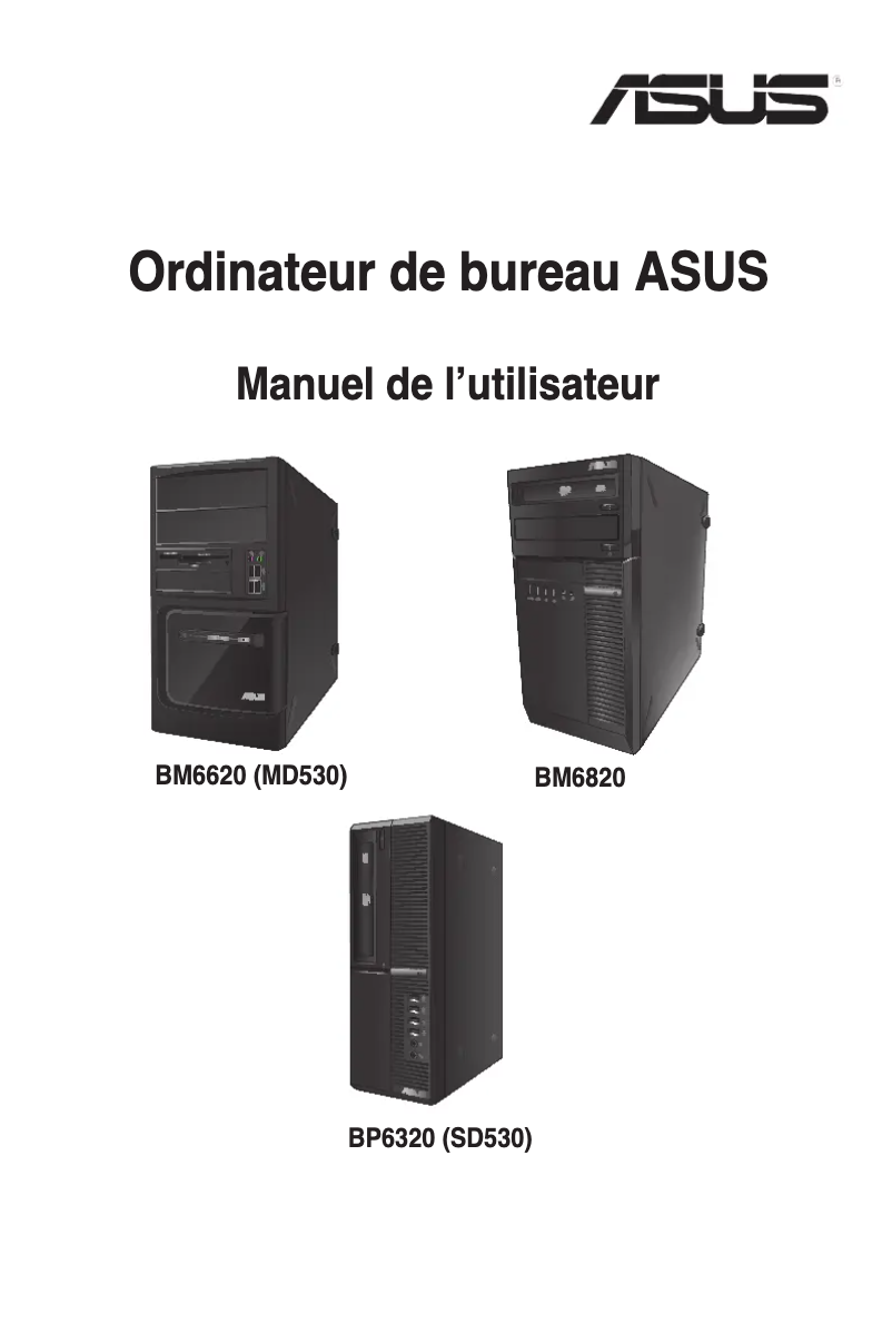 Page n°1 - Manuel utilisateur Asus Pro Series BM6620