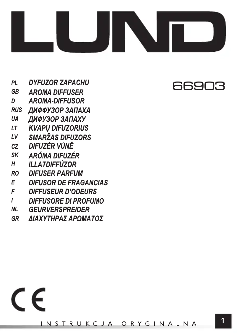 Image de la première page du manuel de l'appareil 66903
