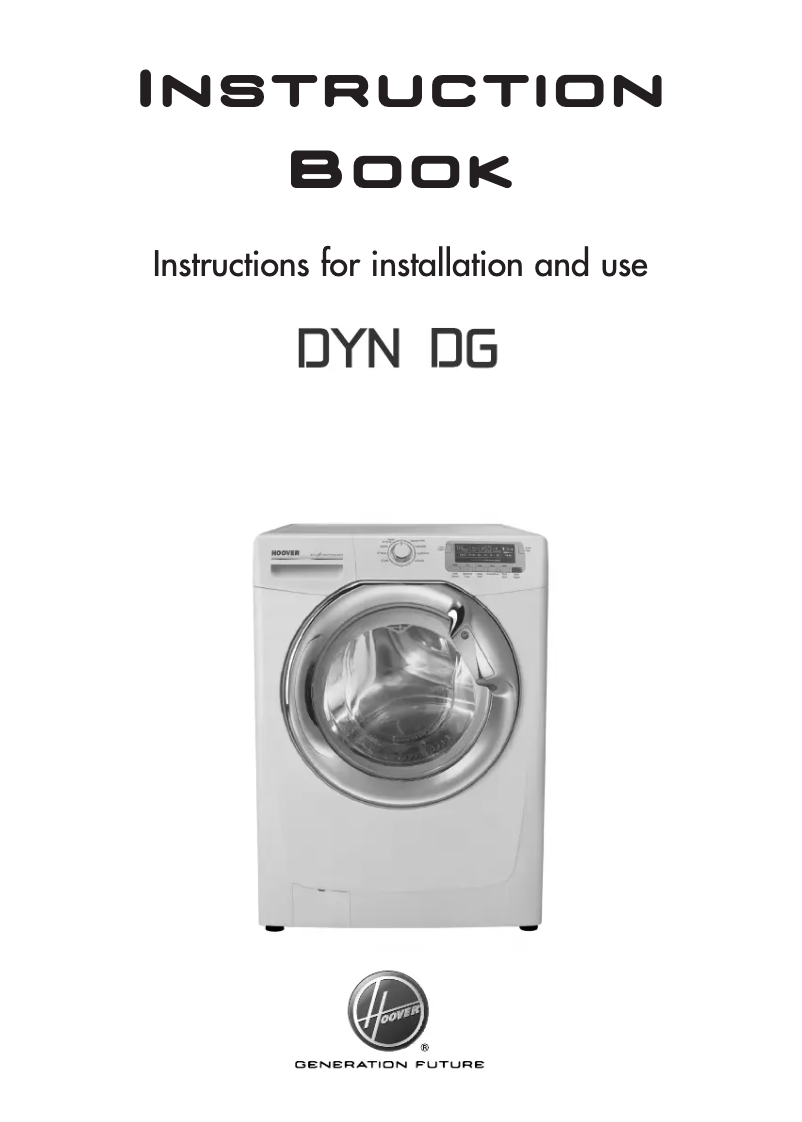 Página 1 del manual Manual de usuario Hoover DYN 9124DG/L1-80