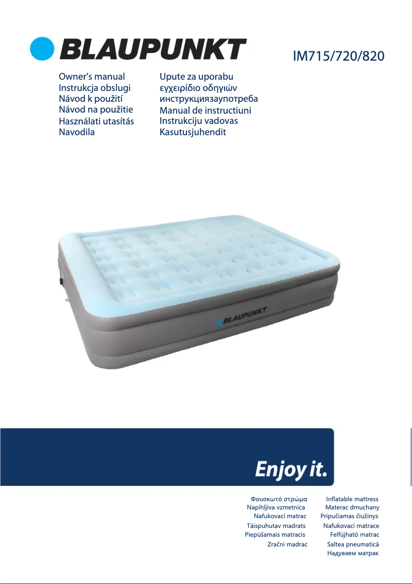 Page 1 de la notice Manuel utilisateur Blaupunkt IM720