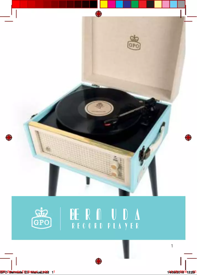 Page 1 de la notice Manuel utilisateur GPO Bermuda
