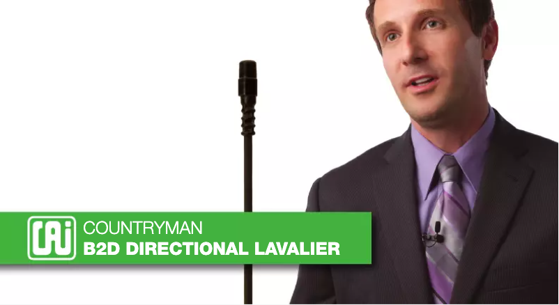 Page 1 de la notice Manuel utilisateur Countryman B2D