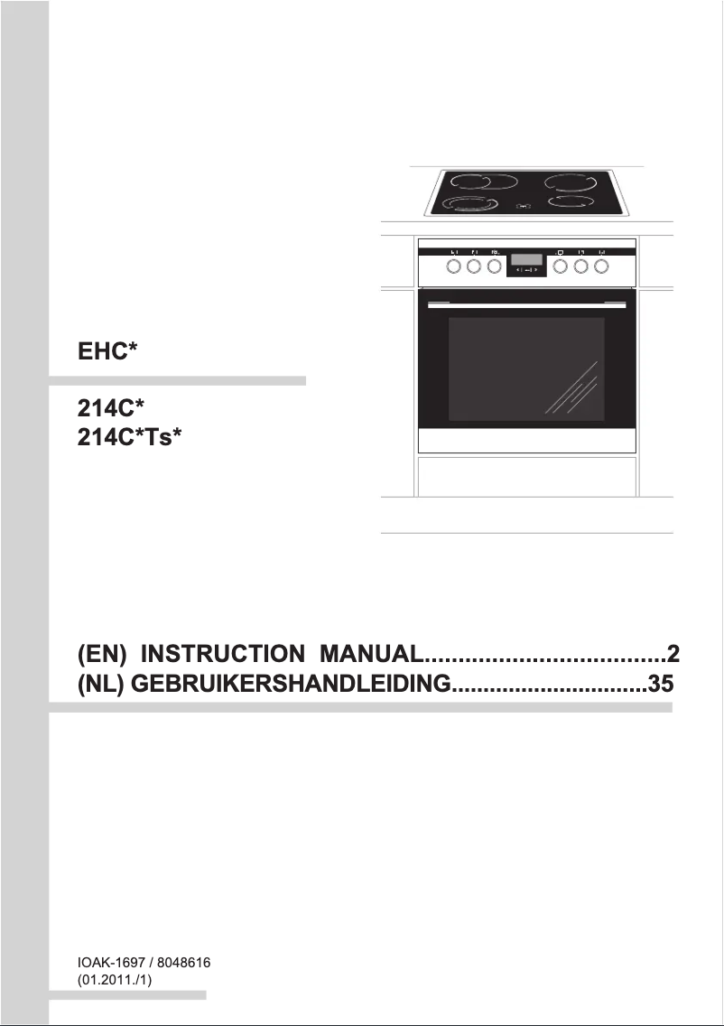 Página 1 del manual Manual de usuario Amica EHC 12422 E