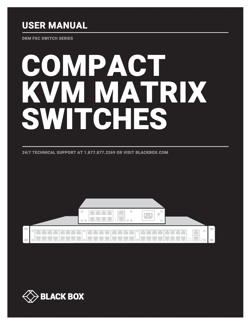 Página 1 del manual Manual de usuario Black Box ACXC8U