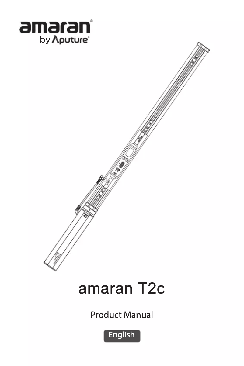 Page 1 de la notice Manuel utilisateur Amaran T4c