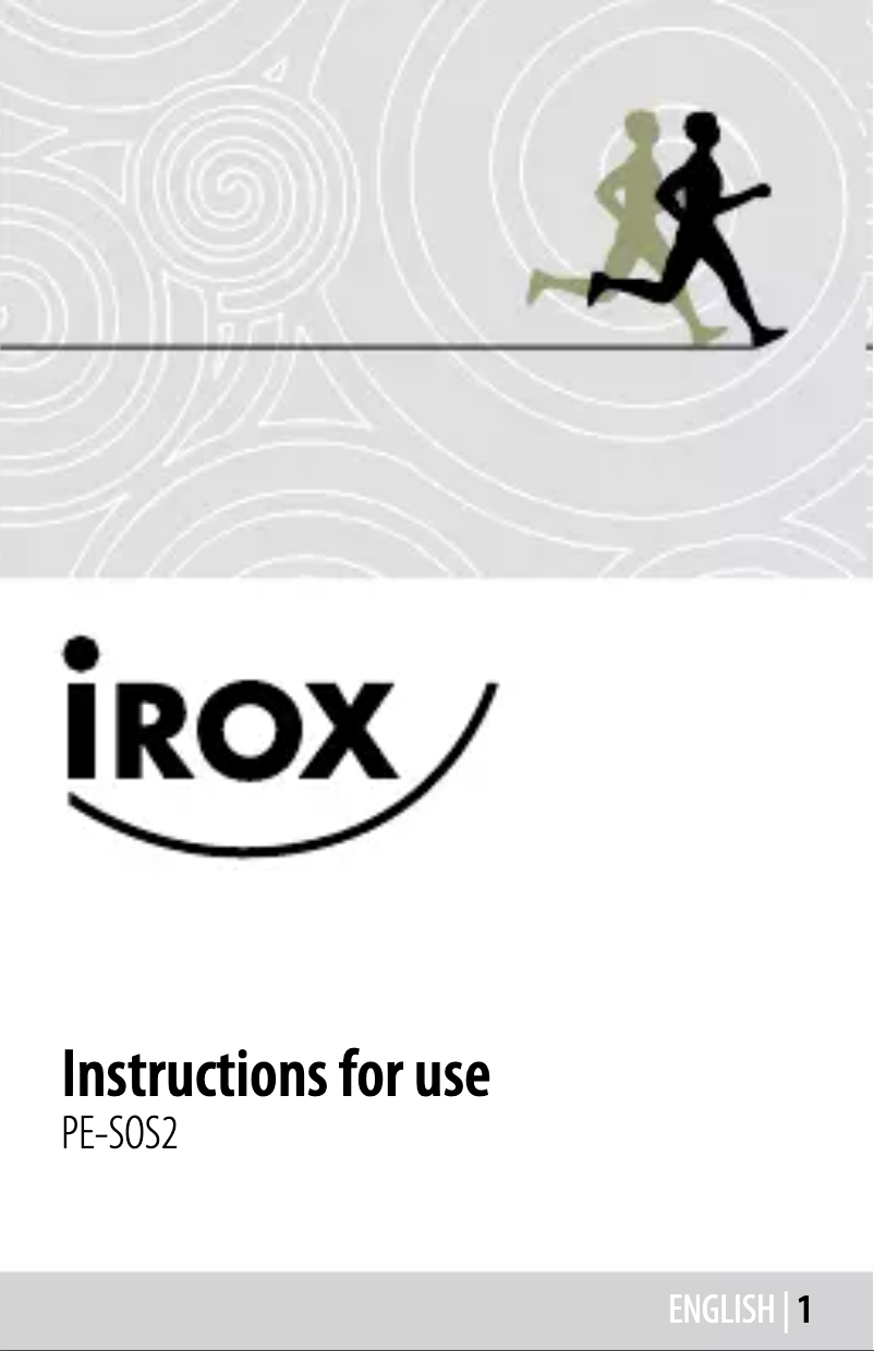Page 1 de la notice Manuel utilisateur Irox PE-SOS2
