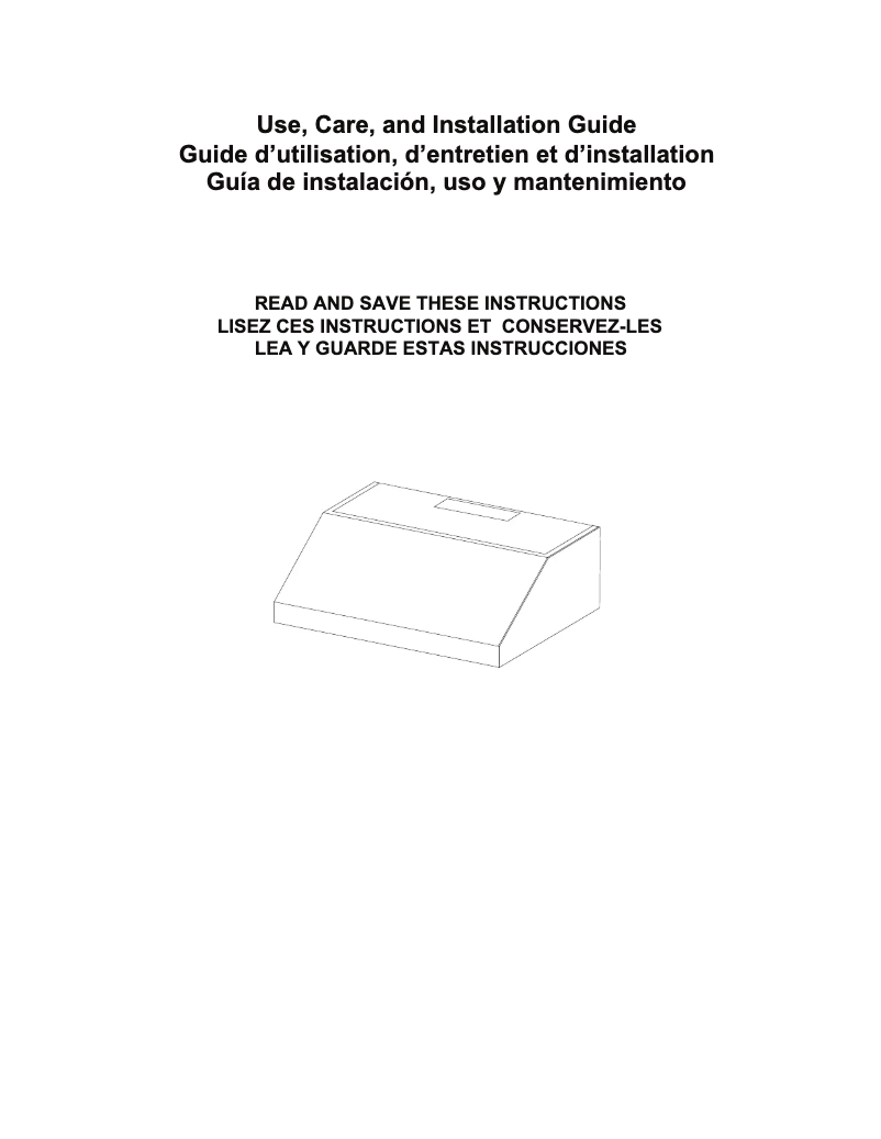 Page 1 de la notice Guide d'installation Elica Cervinia PRF0139495A