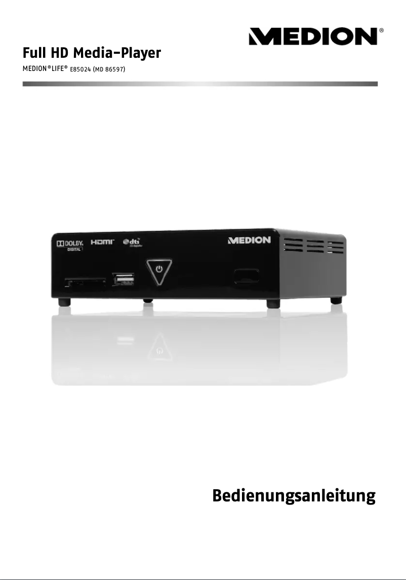 Page 1 de la notice Manuel utilisateur Medion LIFE E85024 (MD 86597)