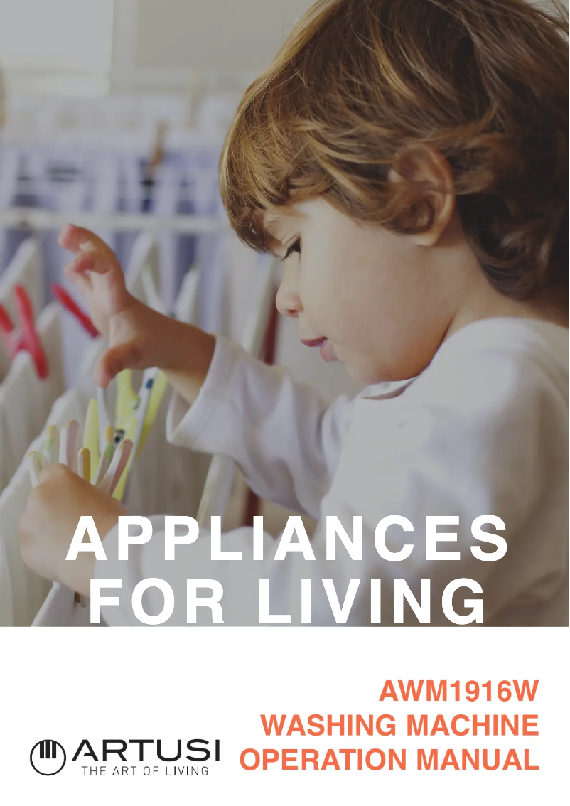 Page 1 of the manual User Manual Artusi AWM1916W