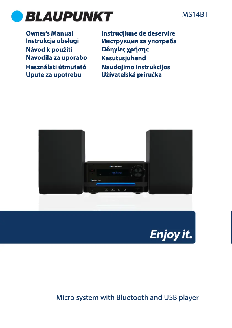 Imagen de la primera página del manual del dispositivo MS14BT