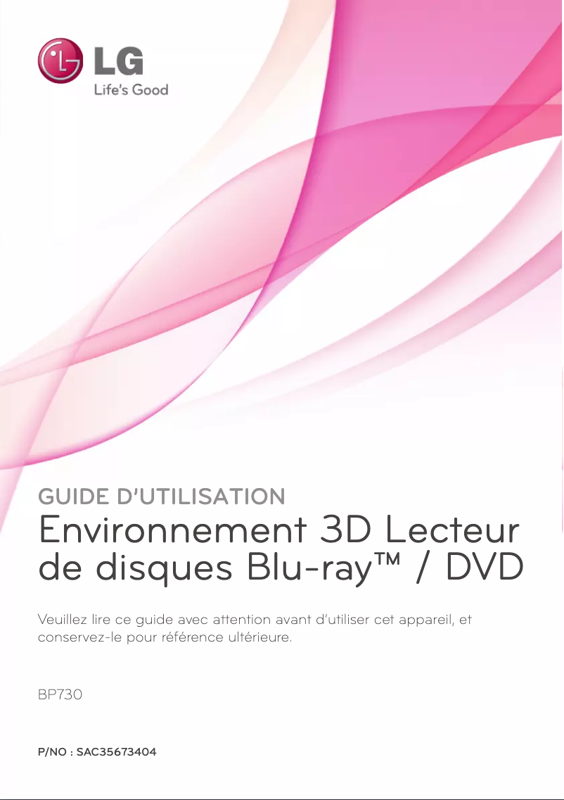 Imagen de la primera página del manual del dispositivo BP730