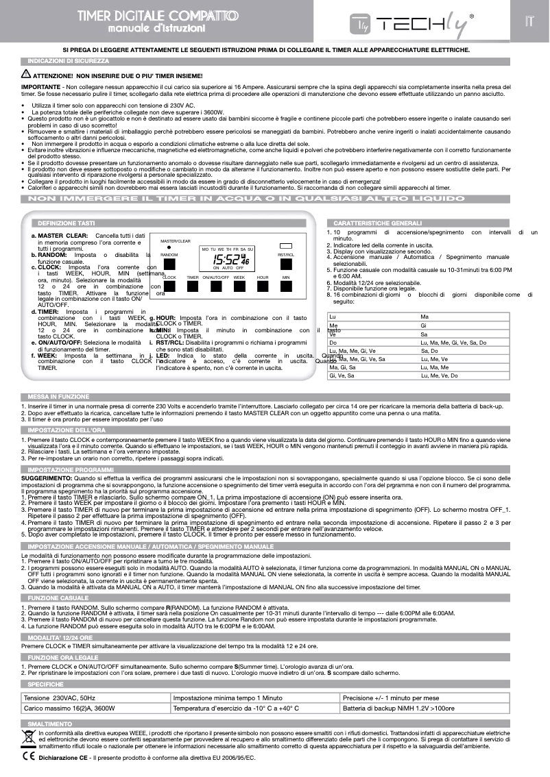 Page n°1 - Manuel utilisateur Techly IWP-ADP-TM4