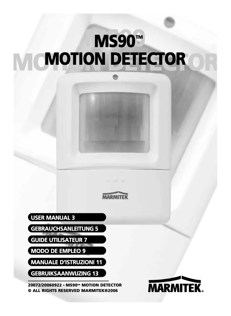 Imagen de la primera página del manual del dispositivo MS90