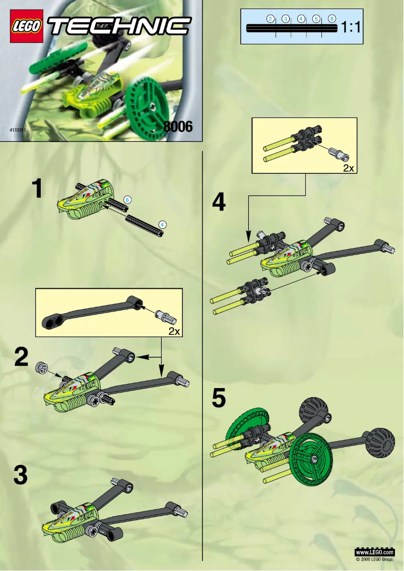 Page 1 de la notice Manuel utilisateur Lego ALIEN SPACE PLANE