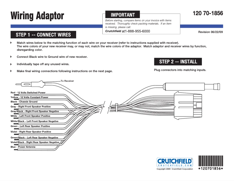 Page 1 of the manual User Manual Metra 70-1856